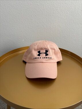Under Armour Blush Pink Logo Cap